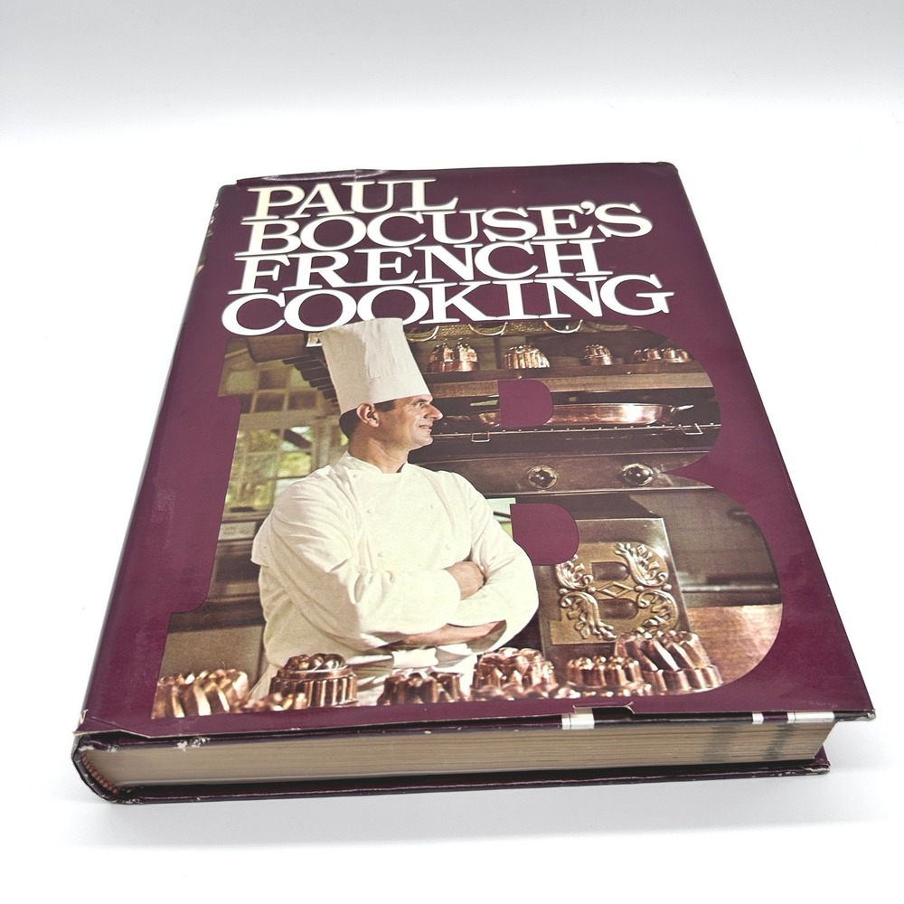 Paul Bocuse's French Cooking Hardcover 1977 Vintage‎ Cookbook Classic Recipes